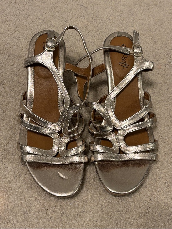 Eurosoft Shoes - Metallic Multi-Strap Womens Sandals